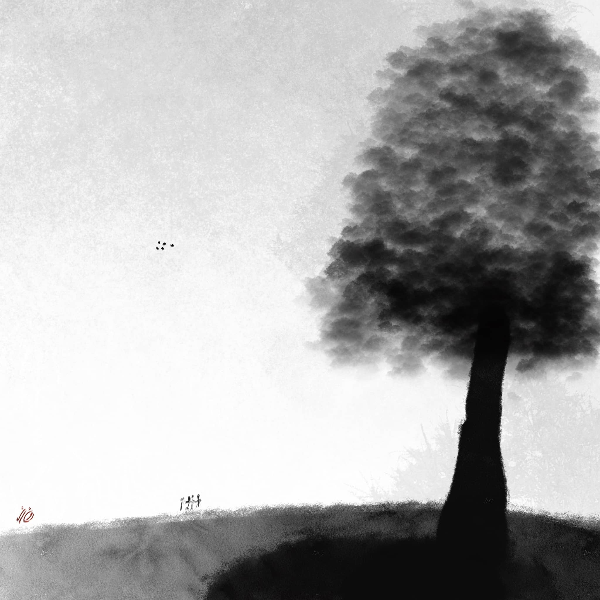 Digital painting by Sepehr Roshanshomal