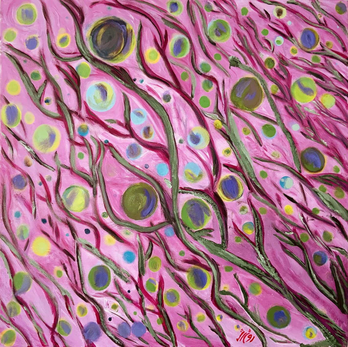 Acrylic painting by Sepehr Roshanshomal