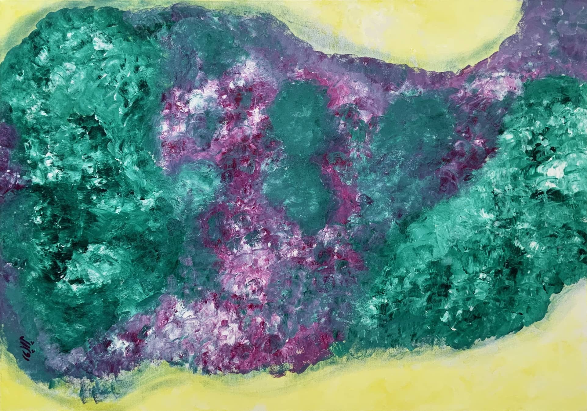 Acrylic painting by Sepehr Roshanshomal