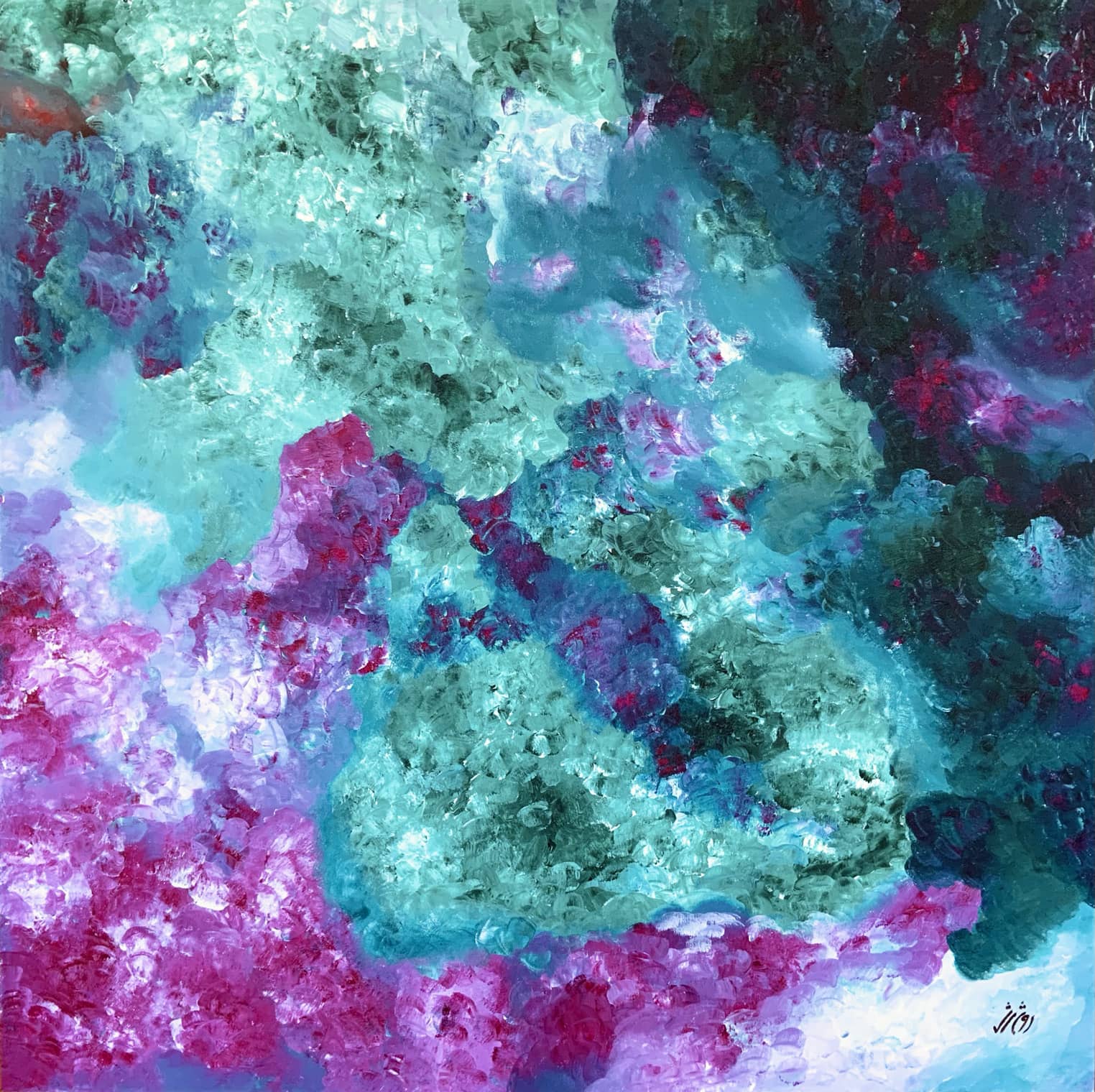 Acrylic painting by Sepehr Roshanshomal