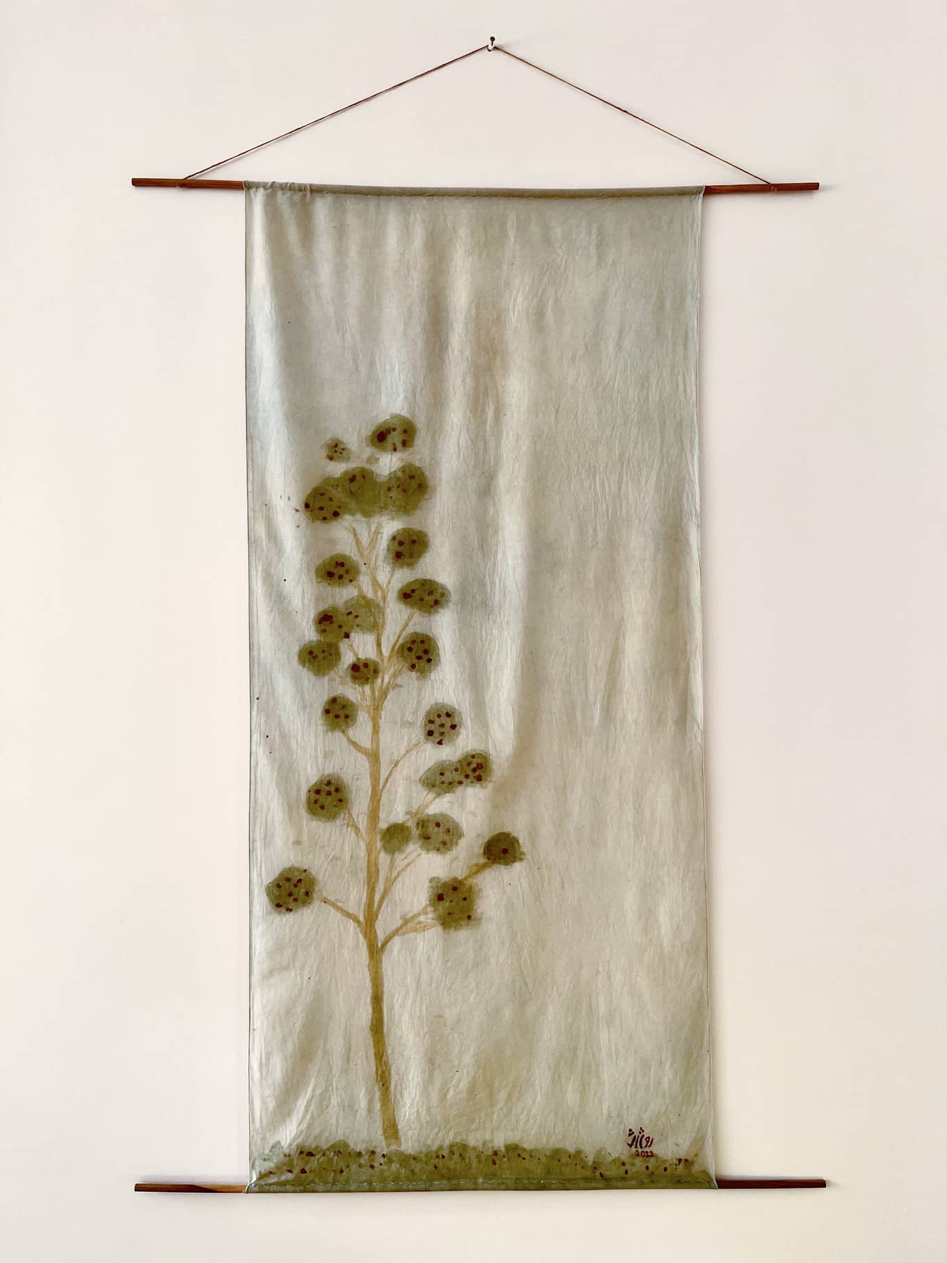 Natural Dye painting by Sepehr Roshanshomal