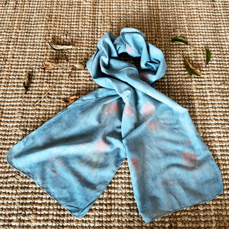 Natural dye on cotton fabric painting by Sepehr Roshanshomal