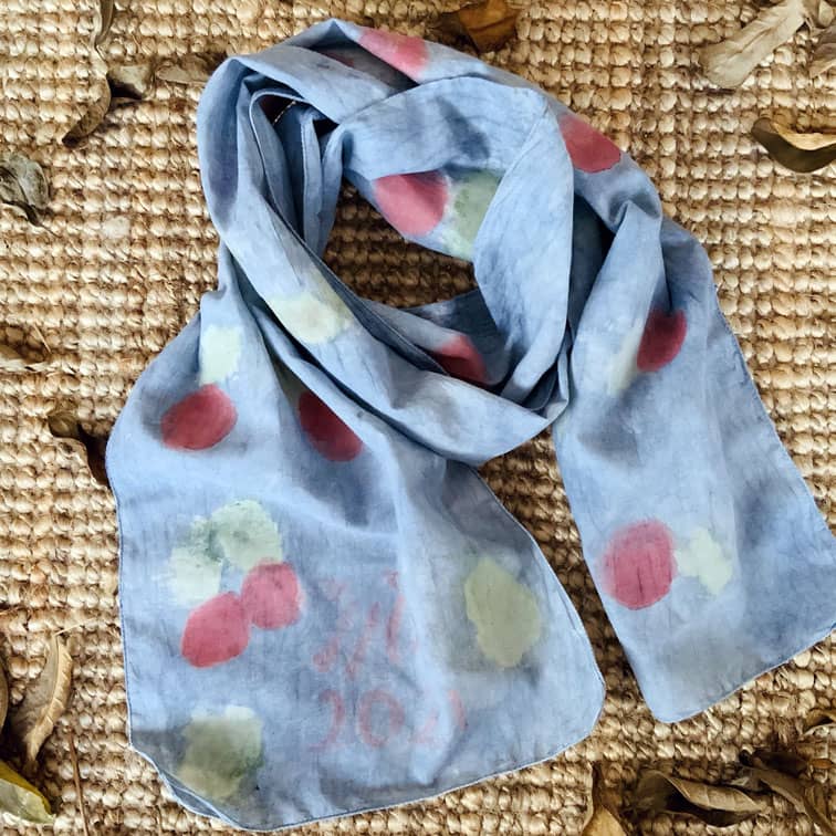 Natural dye on cotton fabric painting by Sepehr Roshanshomal