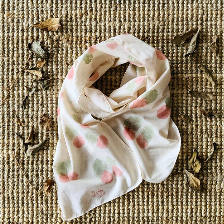 Natural dye on cotton fabric painting by Sepehr Roshanshomal