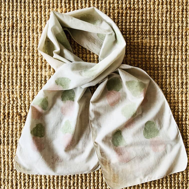 Natural dye on cotton fabric painting by Sepehr Roshanshomal