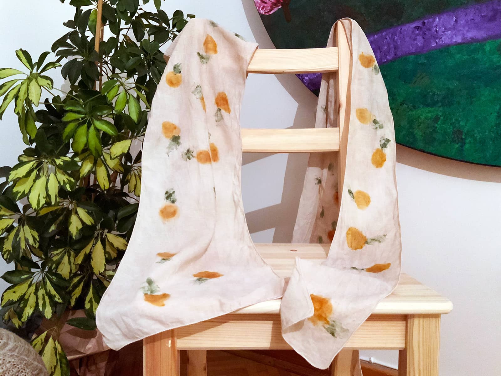 Natural Dye painting by Sepehr Roshanshomal